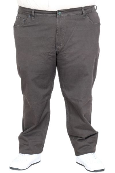 Büyük Beden Geniş Paça Denim Pantolon 20923 HAKİ