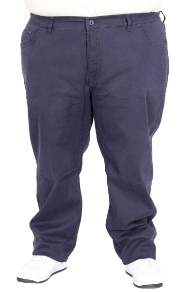Büyük Beden Geniş Paça Denim Pantolon 20923 LACİVERT