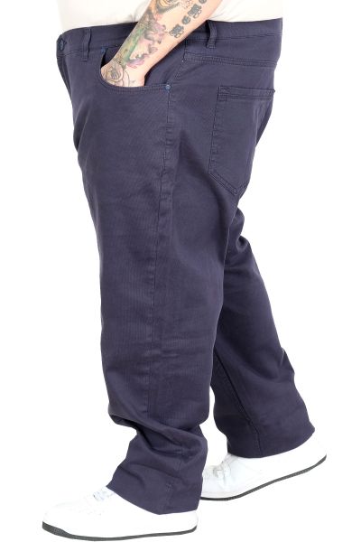 Büyük Beden Geniş Paça Denim Pantolon 20923 LACİVERT