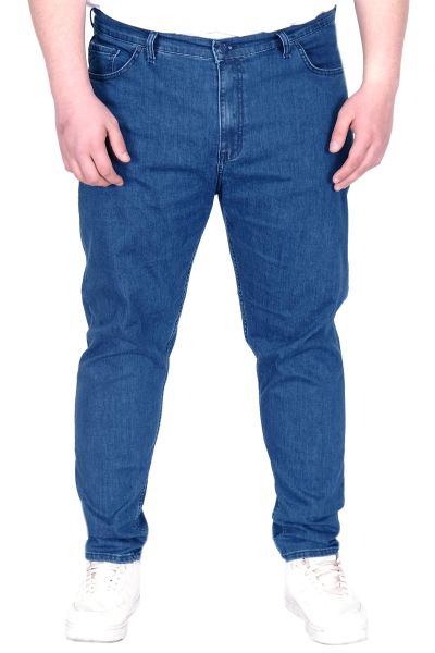 Büyük Beden Erkek Pantolon Kot Klasik 21920 Indigo
