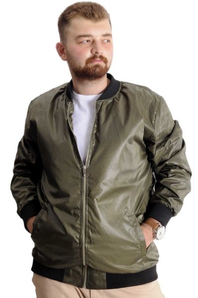 Big-Tall Men College Coat Jesica 22611 Khaki