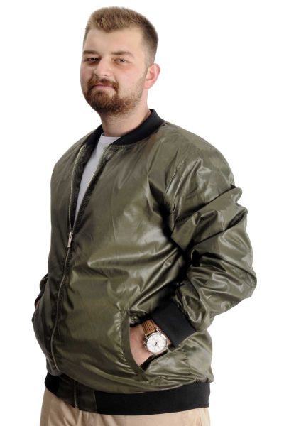 Big-Tall Men College Coat Jesica 22611 Khaki