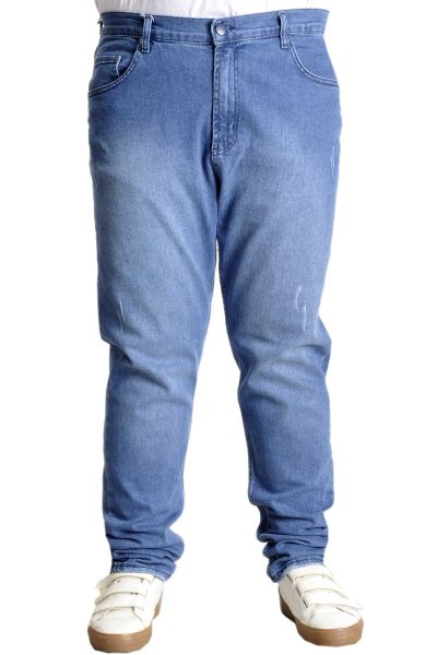 Big Size Mens denim Classic Pure Star 23907 Light Blue