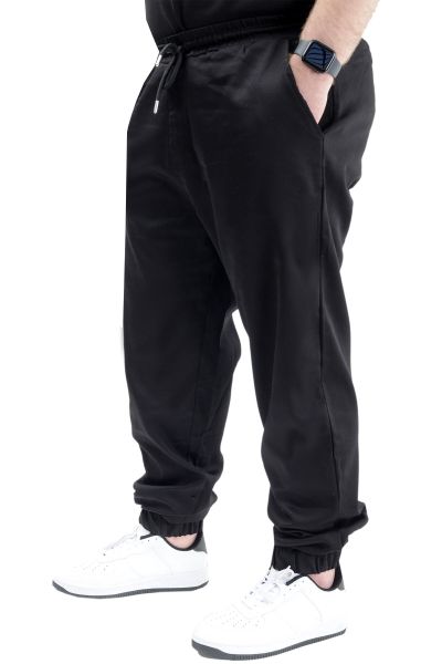 Mens Big Size Summer JOGGER BAHAR 23912 Black