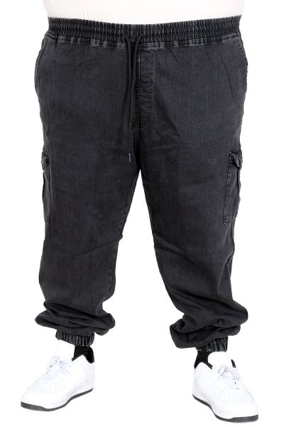 Büyük Beden Erkek Kot Chief Jogger Pantolon 23919 FUME