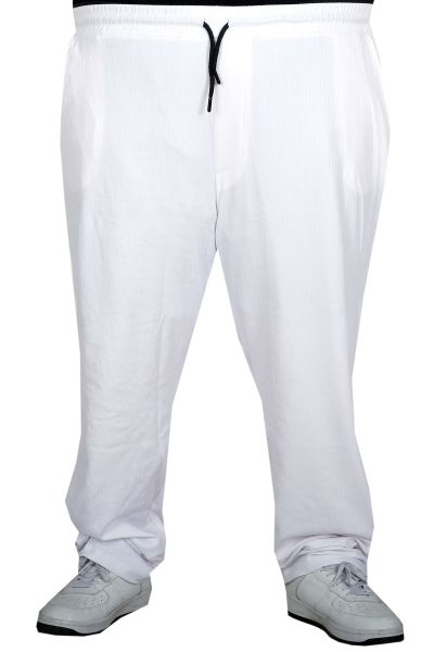 Büyük Beden Erkek Jogger Pantolon Düz Platin Jakar 24913 BEYAZ