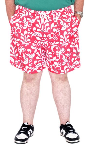 Plus Size Men's Swim Shorts Fox 25403 Red