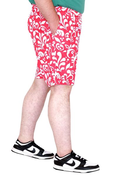 Plus Size Men's Swim Shorts Fox 25403 Red