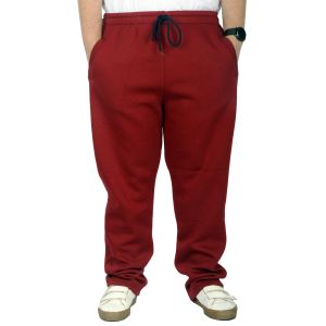 Büyük Beden Kışlık Eşofman Classic 3 İp 11103 Bordo