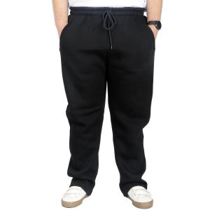 Büyük Beden Kışlık Eşofman Classic 3 İp 11103 Siyah