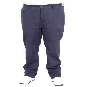 Plus Size Men Wide Leg Denim Pants 20923 Navy