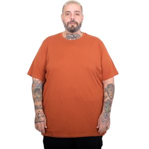 Big Size Men Basic Crew Neck T-Shirt 20031 Cinnamon