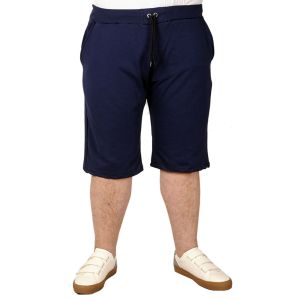 Big Size Men Capri Shorts Straight Basic 20500 Indigo