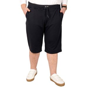 Big Size Men Capri Shorts Straight Basic 20500 Navy Blue