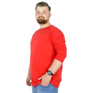 Big Tall Men s Basic T-shirt Long Sleeve 20102 White