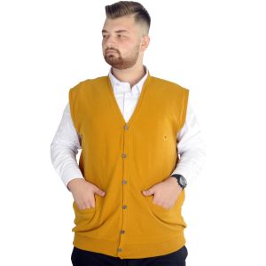 Büyük Beden Erkek Yelek Selanik 20545 Hardal