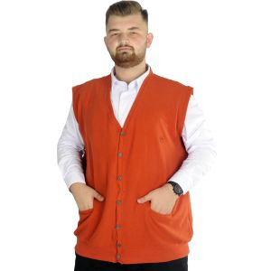 Büyük Beden Erkek Yelek Selanik 20545 Oranj