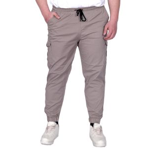 Big Size Mens Trouser Cargo Jogger 21911 Stone