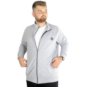 Men Sweatshirt Bicycle Collar Basic 20131 Black