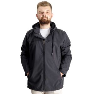 Big Tall Men s Softshell Coat 21235 Anthracite