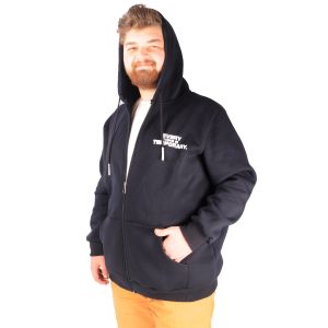 Big Tall Men s Sweat Hooded Pocket Zippered Every 21520 Navy Blue
