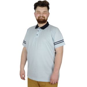 Men s T shirt Polo Collar MDX Club 22305 White