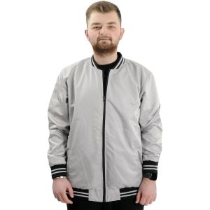 Big Size Mens Double Sided Coat 23652 Grey