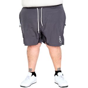 Big Size Men Miami Beach Printed Swim Shorts FOX 25401 Anthracite