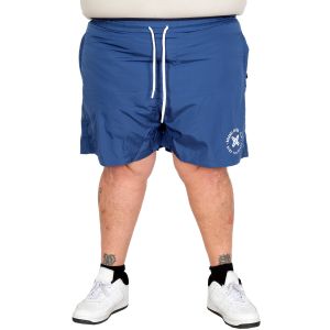 Big Size Men Miami Beach Printed Swim Shorts FOX 25401 Indigo