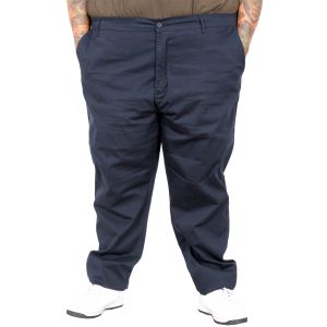 Plus Size Mens Linen Summer Trouser 25850 NAVY BLUE