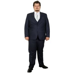 Big-Tall Men s Groom Suit Tuxedo Valentin 17004 Black