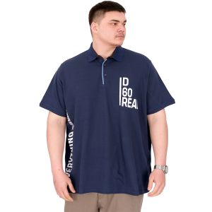 Big Size Mens Tshirt Indigo U25309
