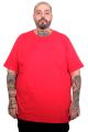 Big Size Men Basic Crew Neck T-Shirt 20031 Red
