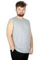 Battal Beden Erkek Kolsuz Tshirt Düz 20003 Grimelanj [product_color]