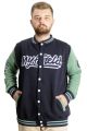 Big Size Mens College Coat My Field 23626 Navy Blue