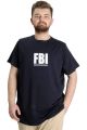 Büyük Beden Erkek T-shirt FBI 23127 Lacivert [product_color]