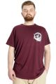 Büyük Beden Erkek T-shirt FOREVER 23138 Mürdüm [product_color]