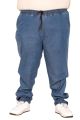 Big Size Denim Jogger Straight Legato 26910 BLUE
