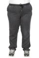 Gerçek Büyük Beden Kadın Pantolon Denim Joger Duz Legata 26910 SIYAH