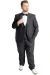 Big-Tall Men s Groom Suit Tuxedo Valentin 17004 Black 