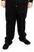 Big Size Mens Sweatpants Three yarn thick 18536 Black