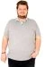 Big-Tall Men s Classic Polo T-Shirt Pique Embroidered 18553 Grey Melange