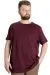 Big Size Mens Tshirt Crew Neck Basic 20031 Plum
