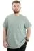 Big Size Mens T-Shirt Crew Neck WAFFLE 20033 Cagla