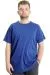 Big Size Mens T-Shirt FLAM Collar Basic 20035 Indigo