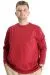 Big Size Mens Tshirt Long Arm Manşetli 20103 Burgundy