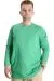 Big Size Mens Tshirt Long Arm Manşetli 20103 Green