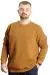 Big Size Mens Sweatshirt Basic Crew Neck 20131 Camel