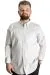 Big Size Shirt Ukol Cep Lycra Poplin 20350 Grey
