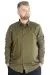 Big-Tall Mens Classic Shirt With Lycra 20351 Khaki